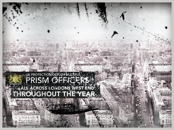 PRISM Intelligence Officers in Londons West End Gallery